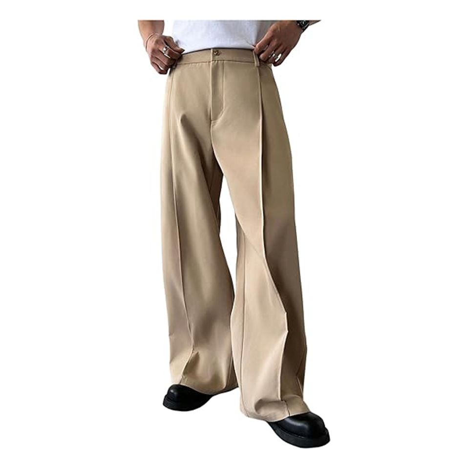 Men'S Used Formal Wear - Men's Solid Color Straight Leg Suit