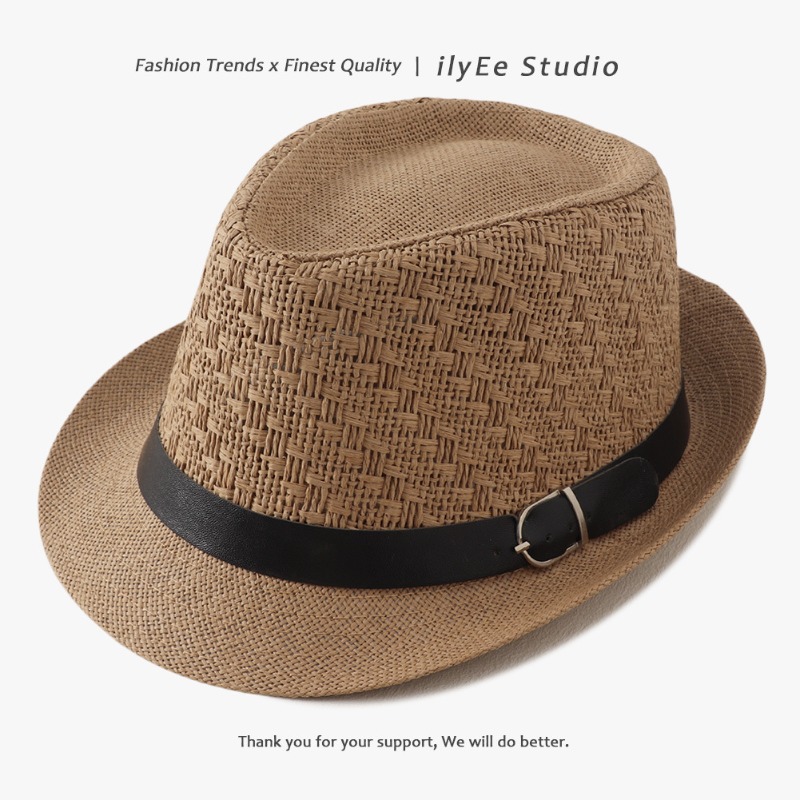 Men Formal Wear Summer - Men Summer Woven Straw Panama Fedora
