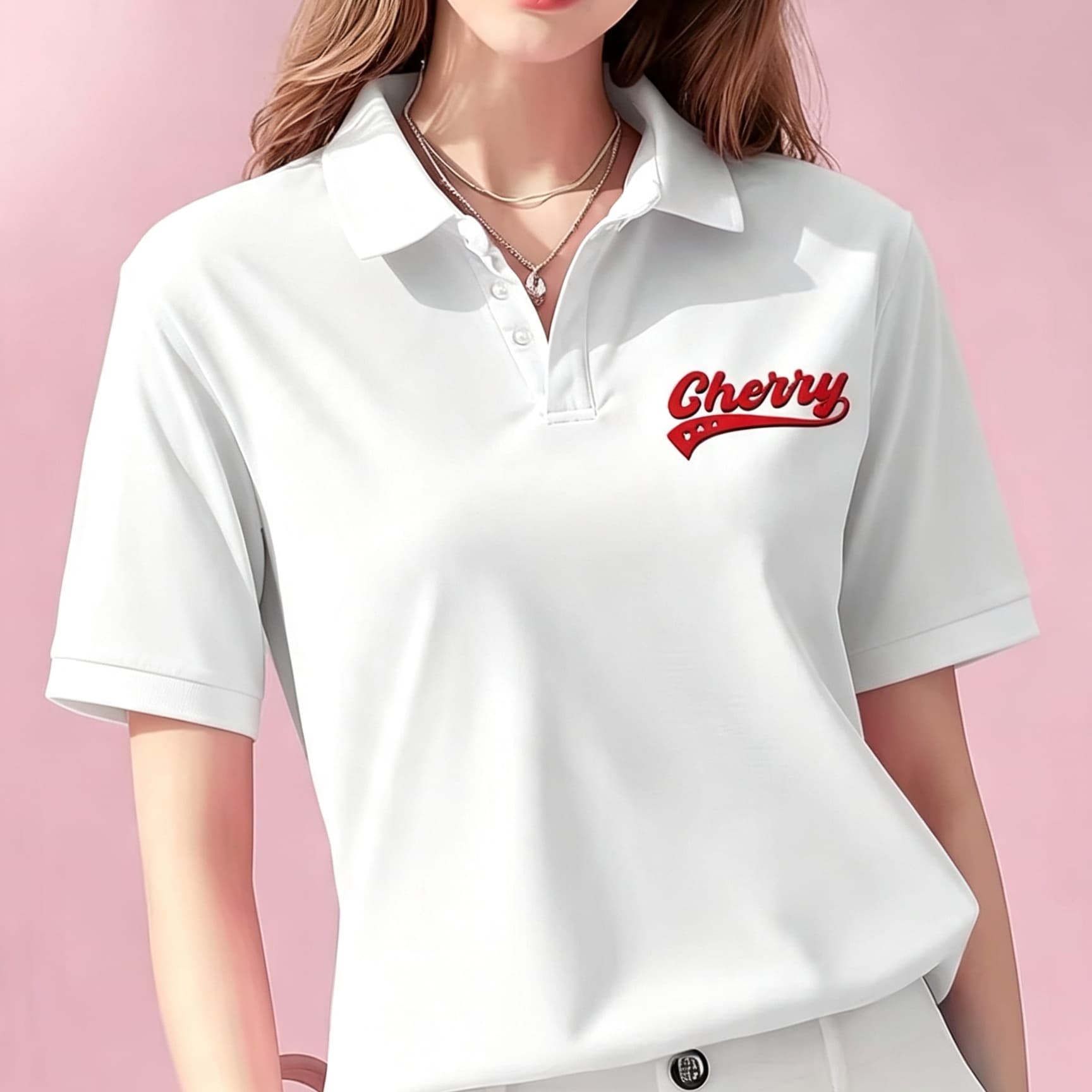 Casual White Unisex Polo Blous - Men'S Polo Formal Wear 评论和价格