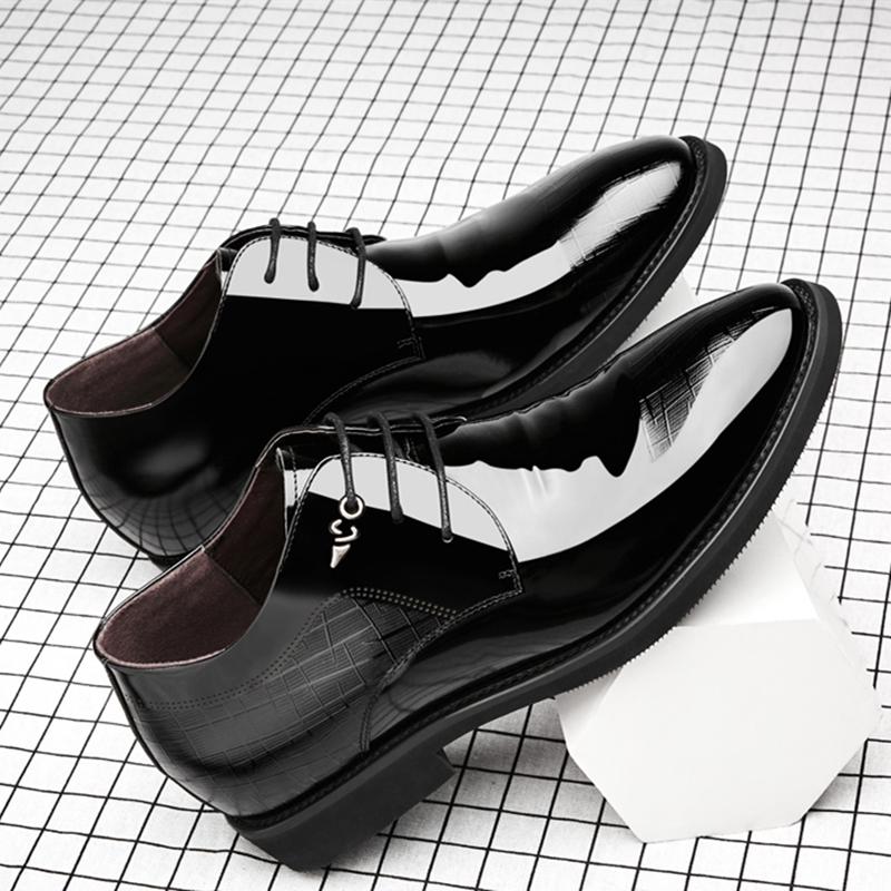 3/6/8 Cm Elevator Shoes Men Dr - Men'S Used Formal Wear 评论和价格
