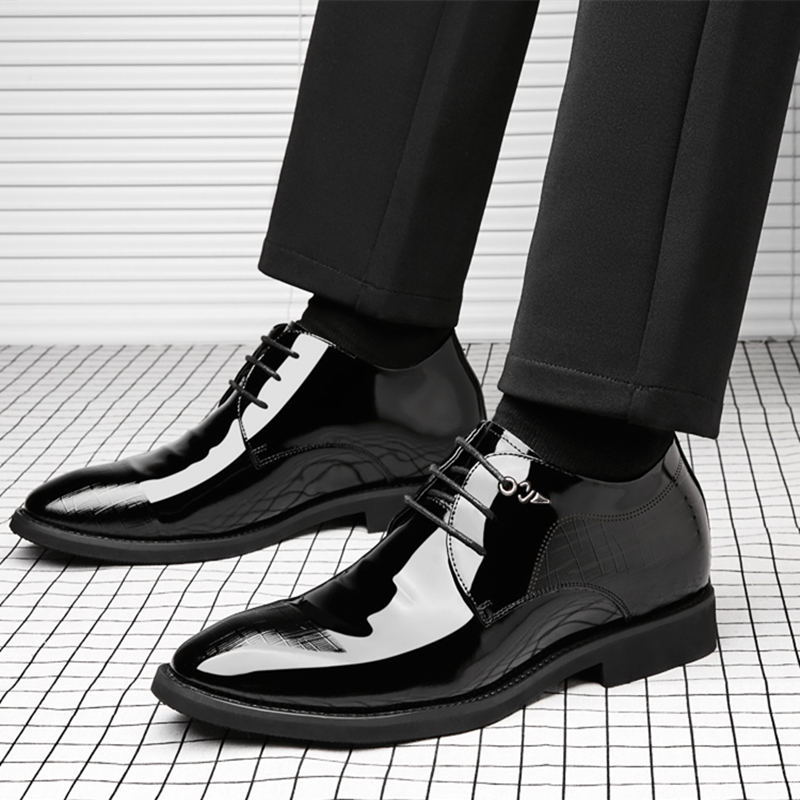 3/6/8 Cm Elevator Shoes Men Dr - Men'S Used Formal Wear 评论和价格