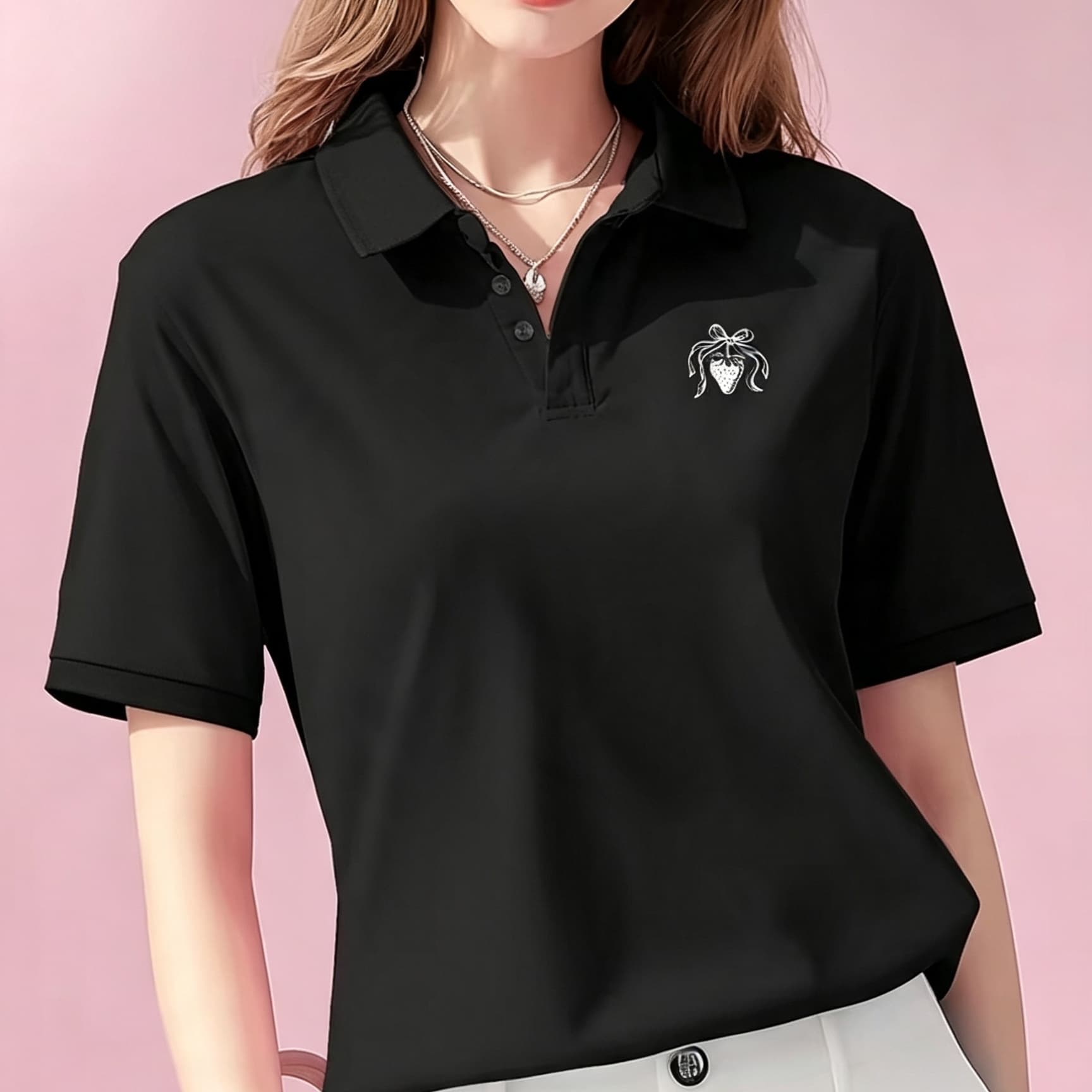 1. Casual White Unisex Polo Bl - Men'S Polo Formal Wear 评论和价格
