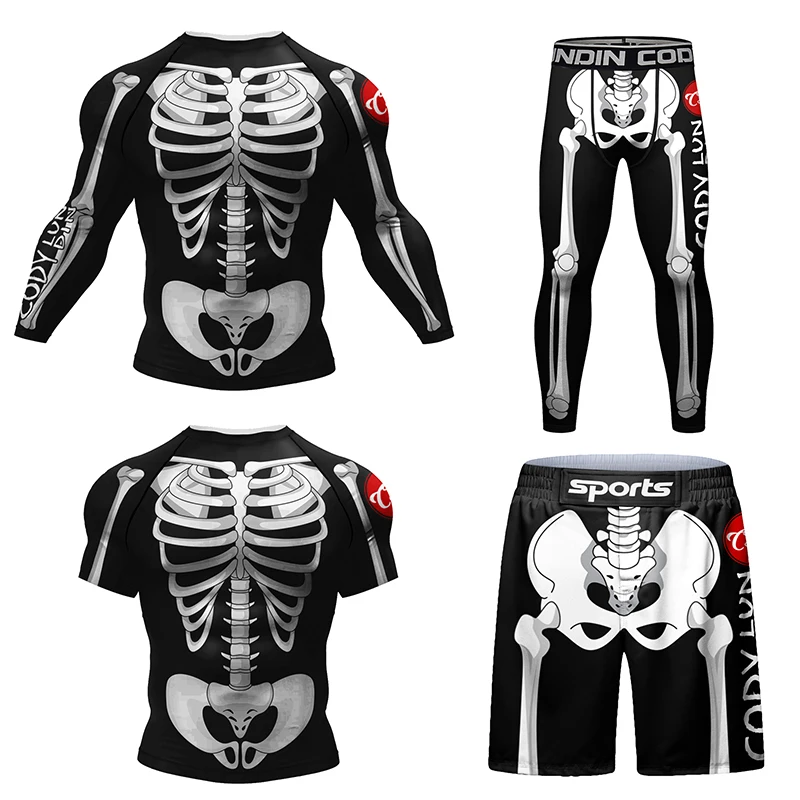 New Skull Rashguard Jiu Jitsu  - Men'S Used Formal Wear 评论和价格
