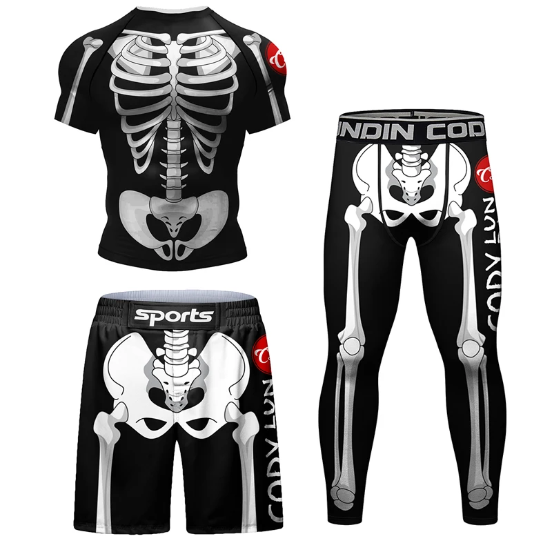 New Skull Rashguard Jiu Jitsu  - Men'S Used Formal Wear 评论和价格