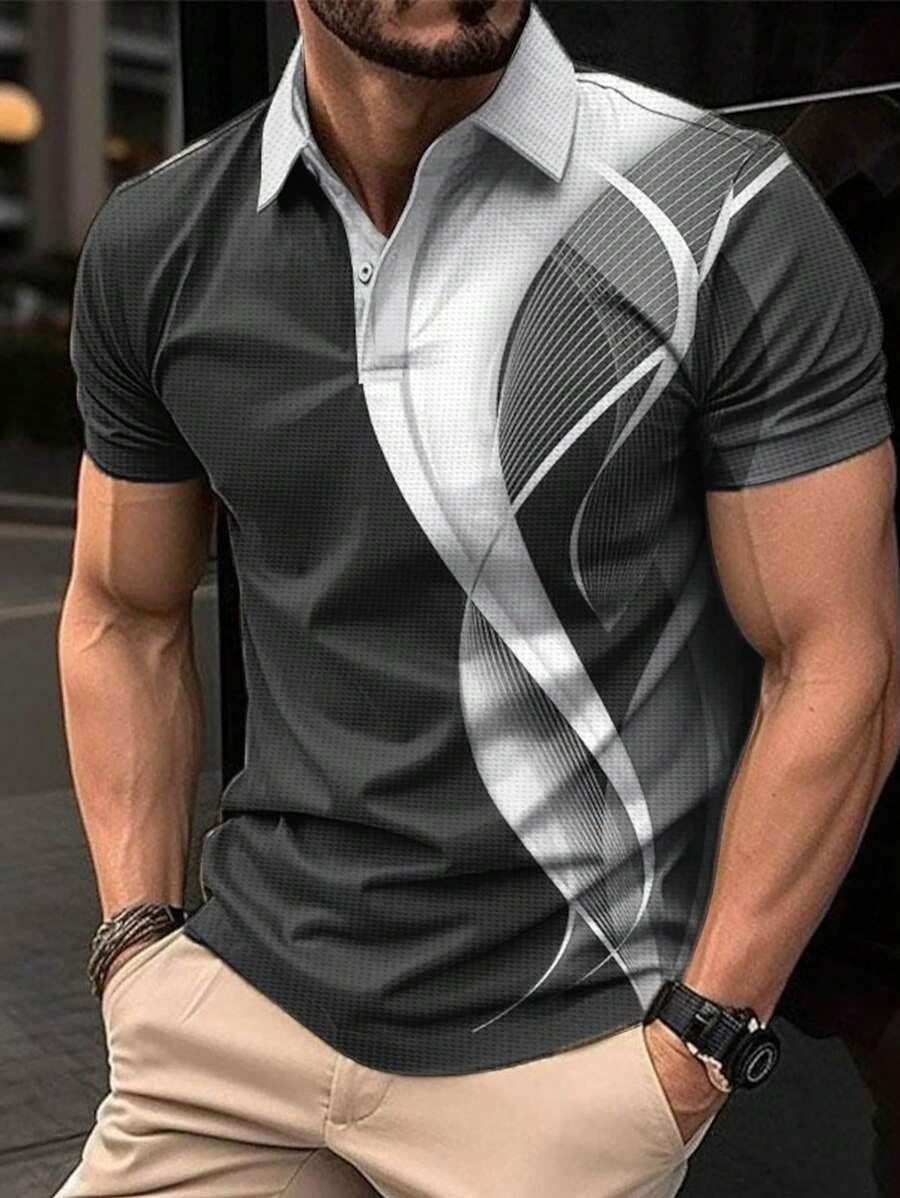 Men's Casual Short Sleeve Waff - Men'S Polo Formal Wear 评论和价格