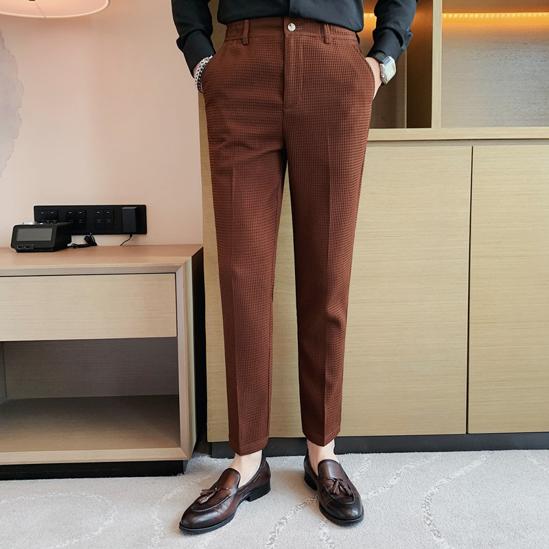 2024 Autumn New Waffle Stretch - Men'S Used Formal Wear 评论和价格