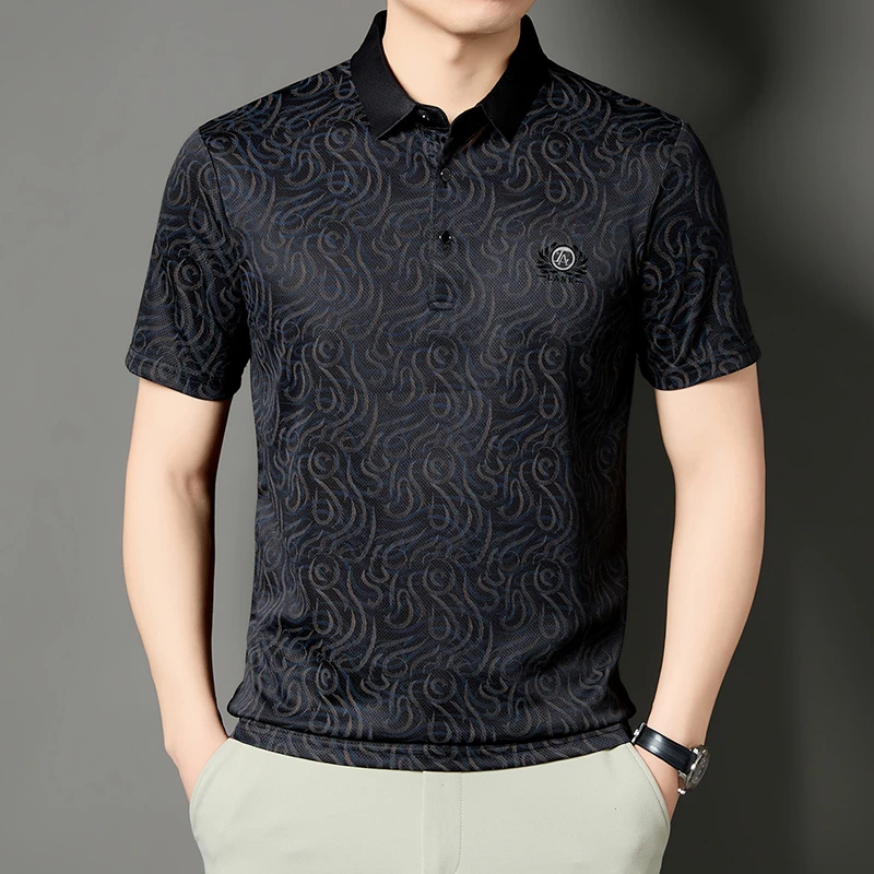 Mens Business Formal Printed P - Men'S Polo Formal Wear 评论和价格