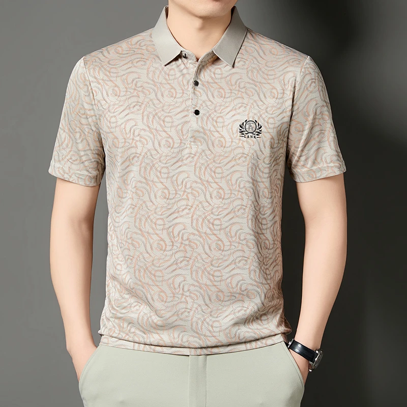 Mens Business Formal Printed P - Men'S Polo Formal Wear 评论和价格