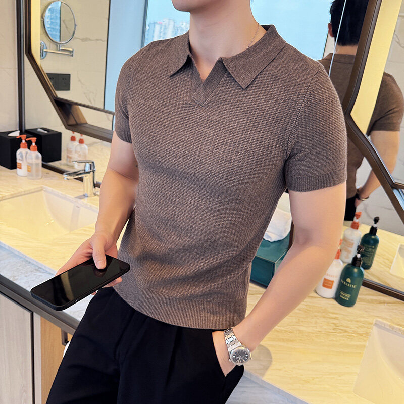 Men's Slim Fit Polo Collar Jac - Men'S Polo Formal Wear 评论和价格