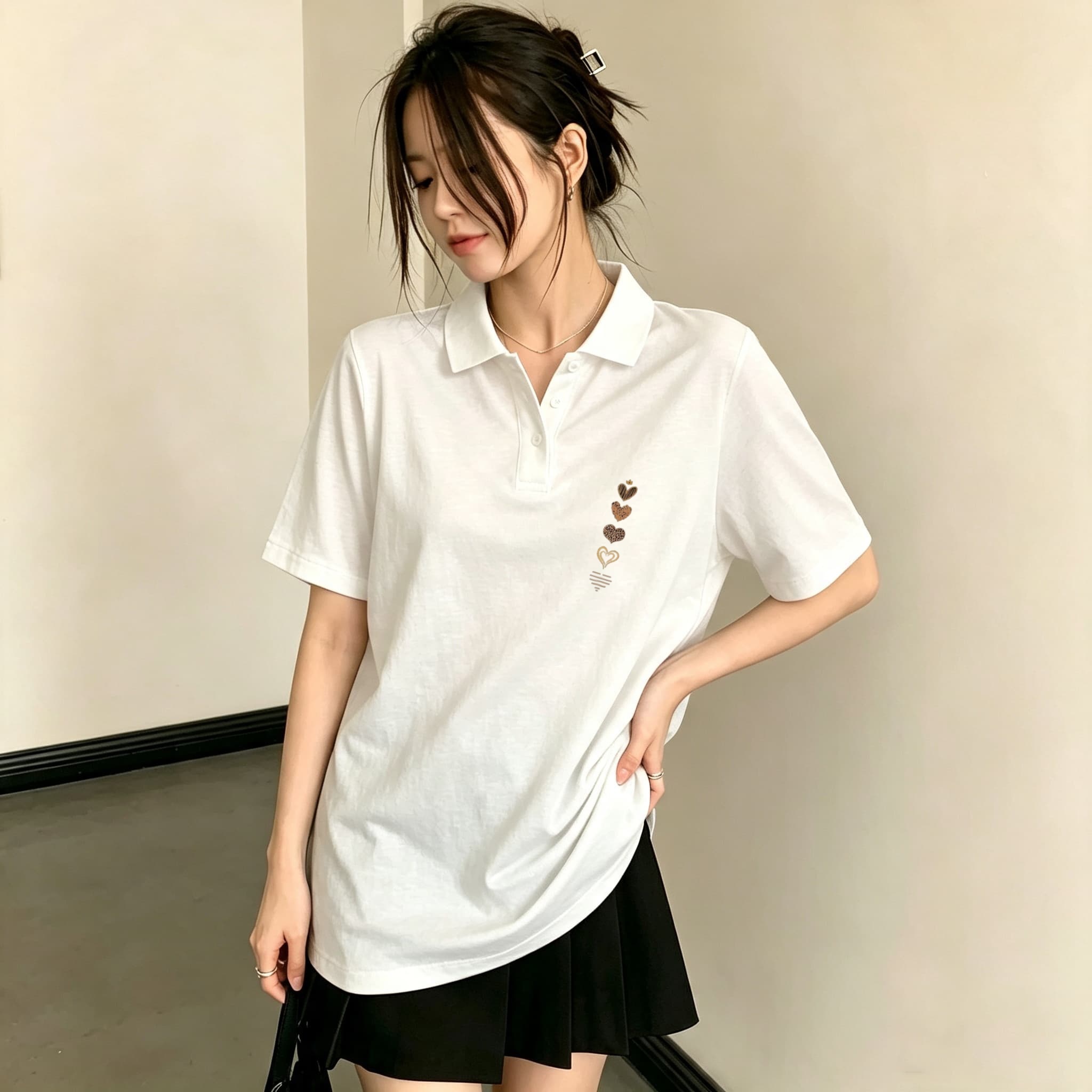 Women's Black Lapel Collar Pol - Men'S Polo Formal Wear 评论和价格