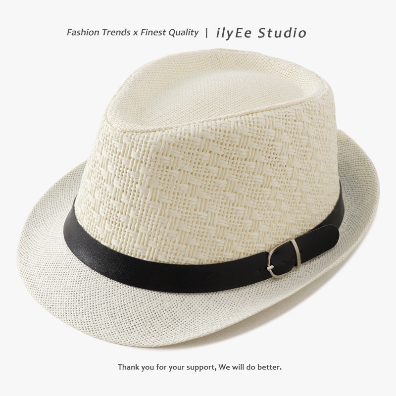 Men Summer Woven Straw Panama  - Men Formal Wear Summer 评论和价格